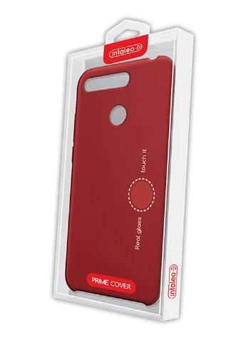 Чохол (Velvet) для Huawei Y6 2018 Prime (червоний) Intaleo для Huawei Y6 2018 Prime (красный) (131340143)