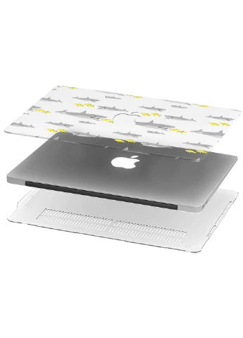 Чехол пластиковый для Apple MacBook Pro Retina 15 A1398 Акула (Shark) (6353-1842) MobiPrint (218505265)