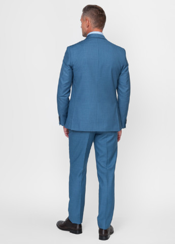 Світло-синій демісезонний костюм (піджак, штани) брючний Arber