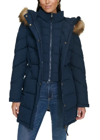 Темно-синяя демисезонная куртка Tommy Hilfiger