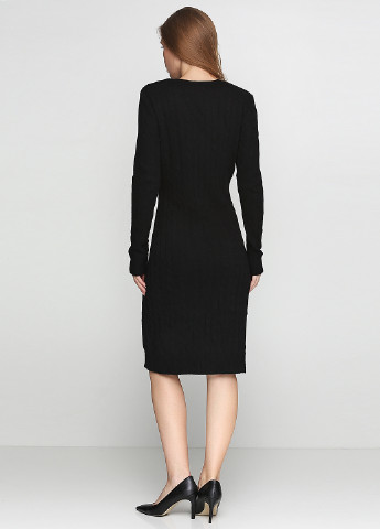 Чорна кежуал сукня Ralph Lauren однотонна