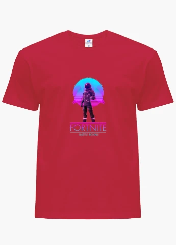 Червона демісезонна футболка дитяча фортнайт (fortnite) (9224-1193) MobiPrint