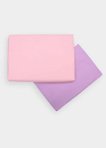 Комплект постільної білизни рожевий з фіолетовим євро Let's Shop (256548040)