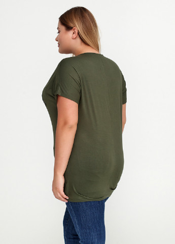 Темно-зелена літня футболка Smira