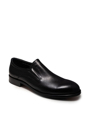 Черные классические, кэжуал туфли Clemento без шнурков