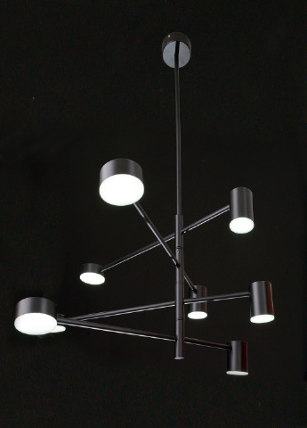 Світильник стельовий підвісний BR-01 631S/8 LED 56W WW+NW+CW BK Brille (251904435)