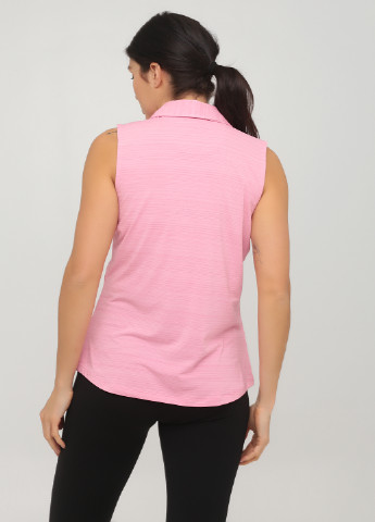 Светло-розовая женская футболка-поло Greg Norman меланжевая