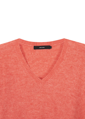 Розовый демисезонный пуловер пуловер Vero Moda