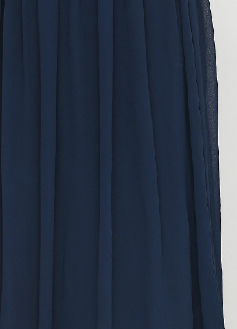 Темно-синя вечірня сукня довга Lace & Beads однотонна