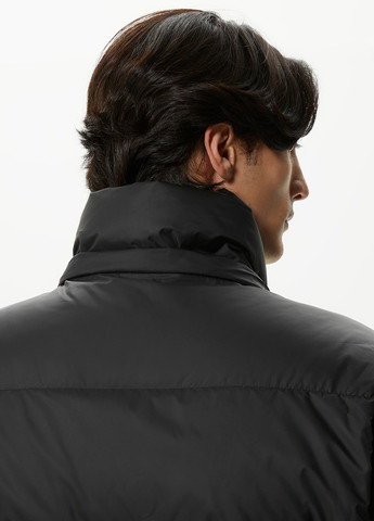 Чорний демісезонний Пуховик Lacoste