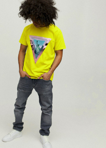 Жовта футболка чоловіча YAPPI
