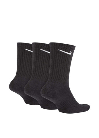 Чорні шкарпетки (3 пари) sx7666-010 Nike логотипи (269538529)