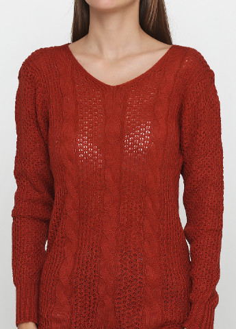 Терракотовый демисезонный пуловер пуловер Massimo