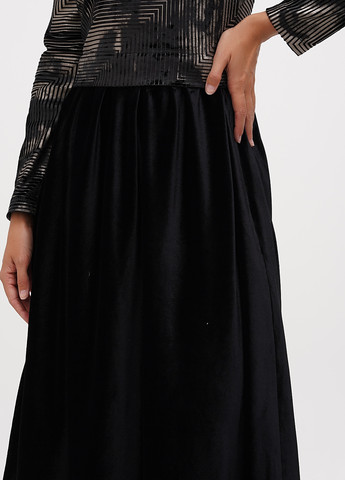 Золотой кэжуал платье а-силуэт Sassofono с геометрическим узором