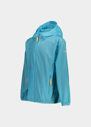 Блакитна демісезонна вітровка CMP KID G JACKET RAIN FIX HOOD