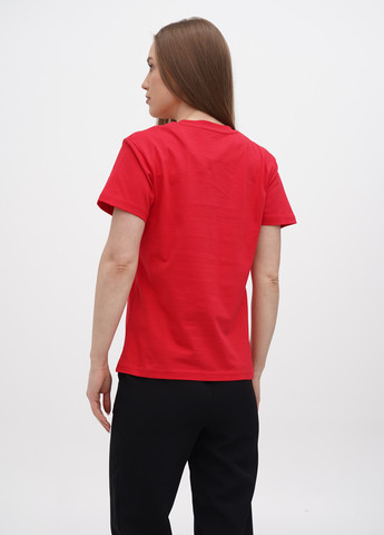 Красная летняя футболка Karl Kani