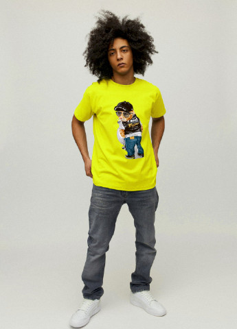 Жовта футболка чоловіча YAPPI