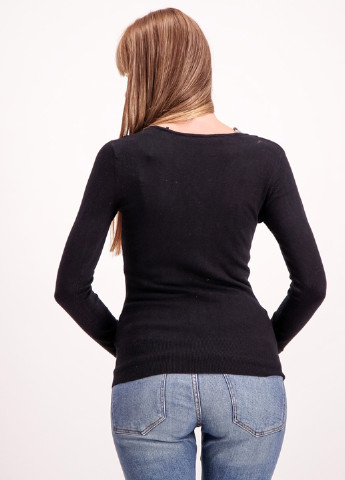 Черный демисезонный пуловер пуловер Guess