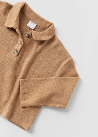 Коричневий демісезонний комплект двійка для дівчинки Zara