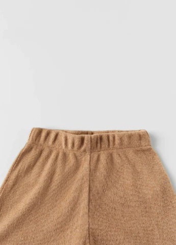 Коричневий демісезонний комплект двійка для дівчинки Zara