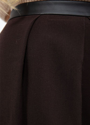 Коричневая кэжуал однотонная юбка Ager клешированная