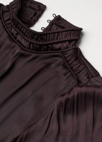 Темно-фиолетовое платье H&M