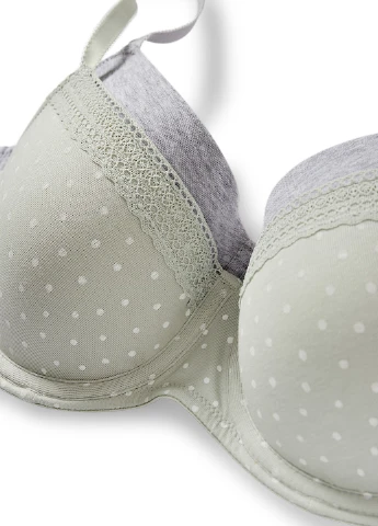Комбінований бюстгальтер (2 шт.) C&A з кісточками бавовна