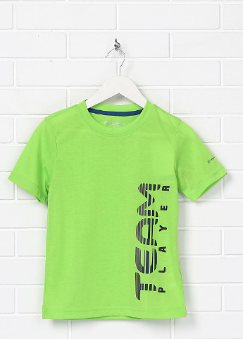 Салатовая летняя футболка с коротким рукавом Energetics