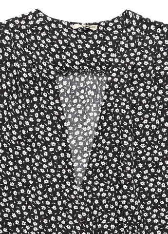 Чёрная блуза на запах LTB