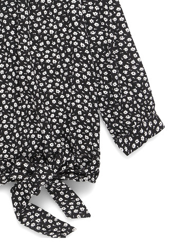 Чёрная блуза на запах LTB