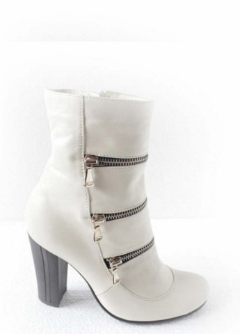 Білі демісезонна жіночі черевики білий натуральна шкіра україна Bogatko