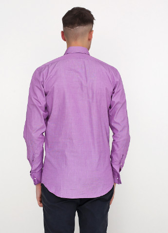 Сиреневая кэжуал рубашка однотонная Ralph Lauren с длинным рукавом
