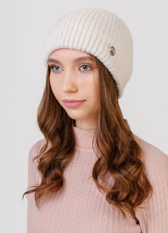 Ангноровая зимняя теплая женская шапка без подкладки 330244 Merlini (254281123)