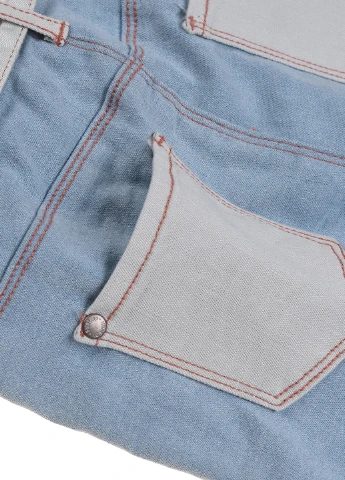 Голубые демисезонные зауженные джинсы Firetrap