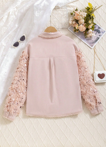 Рожева демісезонна куртка SHEIN