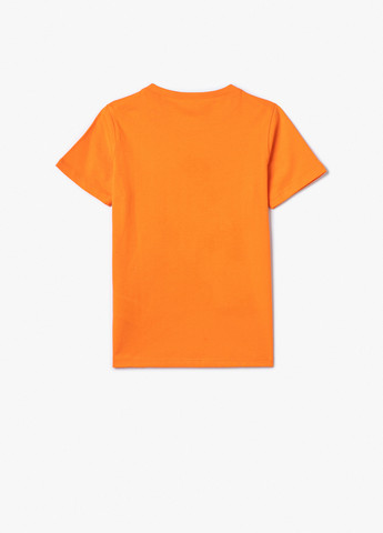 Оранжевая летняя футболка KOTON