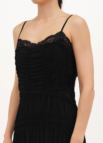 Черное кэжуал платье Babylon однотонное