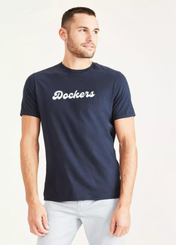 Синяя футболка Dockers A11030043 Navy Blazer