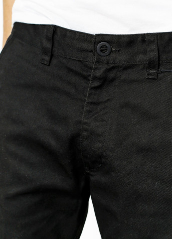 Черные демисезонные прямые джинсы Brixton