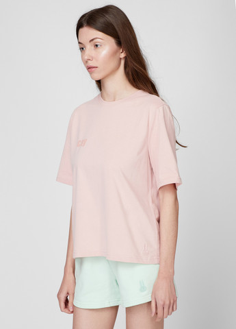 Розовая летняя футболка Ocay