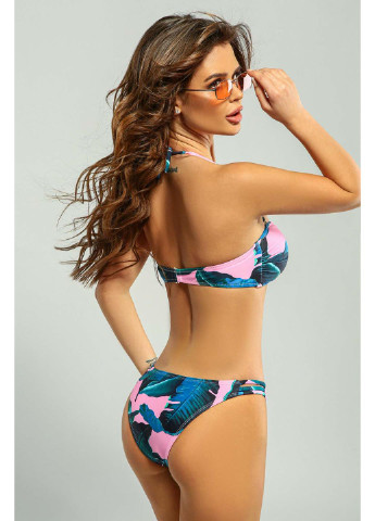 Комбинированный демисезонный купальник новинка бикини, раздельный, бандо Katrin