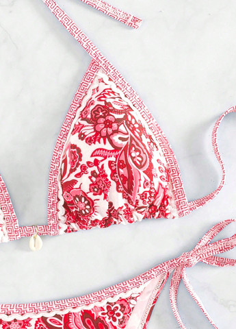 Комбинированный летний купальник (лиф, трусики) раздельный, бикини SHEIN