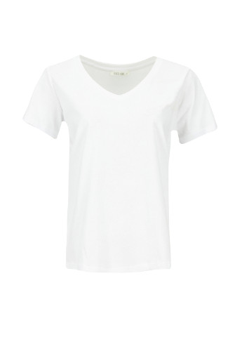 Чорно-біла літня футболка DeFacto