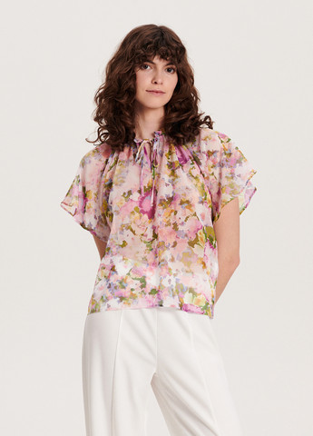 Розово-лиловая блуза Reserved