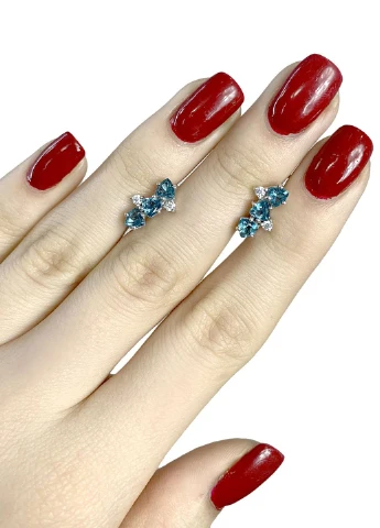 Сережки Silver Flame (152533447)