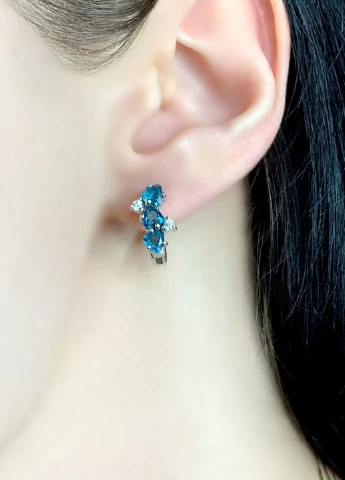 Сережки Silver Flame (152533447)