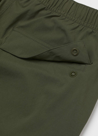 Темно-зеленые кэжуал демисезонные джоггеры, карго брюки H&M