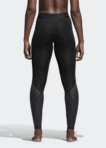 Черные демисезонные леггинсы adidas