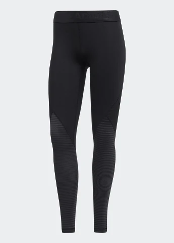 Черные демисезонные леггинсы adidas