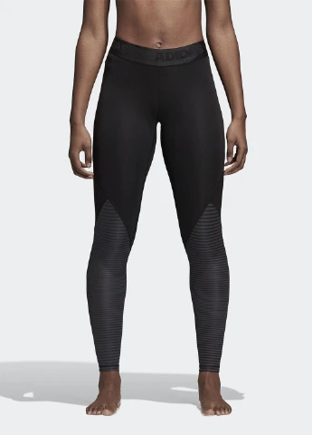 Черные демисезонные леггинсы adidas